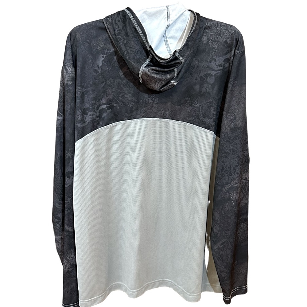 Fin-Etic Performance Fishing Gray Camouflage Hood… - image 5